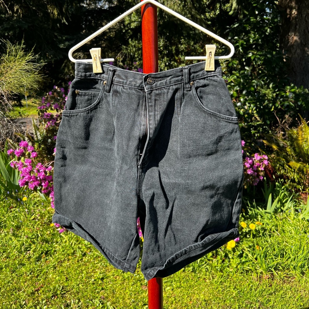 Dad black Jean shorts